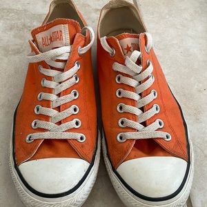 Orange Converse All-Star Sneakers